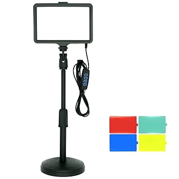 Amazon | XISI USB LED 卓上 ビデオ カメラ 撮影 用 照明 ライト